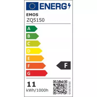 LED žárovka EMOS Lighting E27, 220-240V, 10.7W, 1060lm, 2700k, teplá bílá, 30000h, Classic A60 120x60x60mm