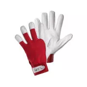 Kombinované rukavice TECHNIK, červeno-bílé