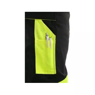 Kalhoty do pasu CXS SIRIUS BRIGHTON, zimní, pánské, černo-žluté Kalhoty do pasu CXS SIRIUS BRIGHTON, zimní, pánské, černo-žluté