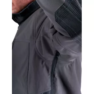 OLZA softshellová bunda šedá OLZA softshellová bunda šedá