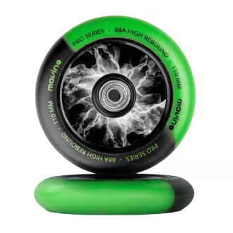 Náhradní kolečka na freestyle koloběžku MOVINO Maniac, 110 mm, Nylon, 2 ks