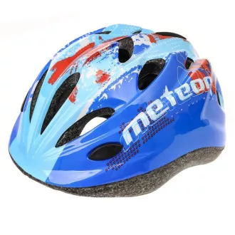 Cyklistická dětská přilba MTR BLUE SPLASH