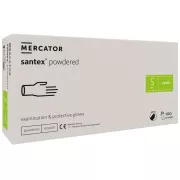 SANTEX POWDERED – Latexové pudrované rukavice tělové, 100 ks