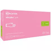 NITRYLEX PINK - Nitrilové rukavice (bez pudru) růžové, 100 ks