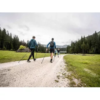 Trekingové hole Nordic Walking s ergonomickou, korkovou rukojetí, 135 cm, 2 ks