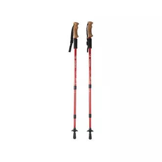 Trekingové hole Nordic Walking s ergonomickou, korkovou rukojetí, 135 cm, 2 ks