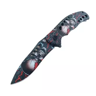 Skládací taktický nůž SKULL 20 cm