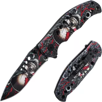Skládací taktický nůž SKULL 20 cm