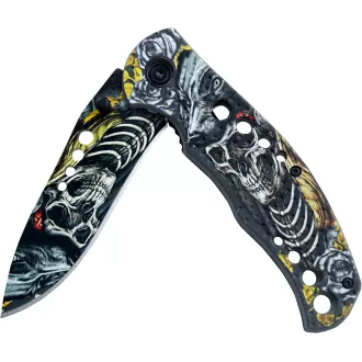 Skládací taktický nůž SKULL 20 cm