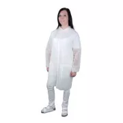 Jednorázový PP plášť ARDON®SYLVIE bílý | H4040/