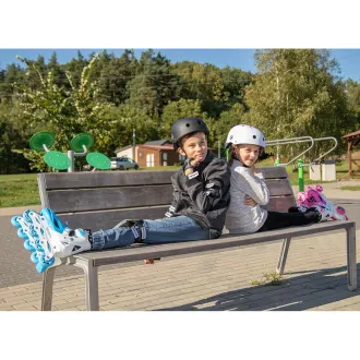 Kolečkové brusle 4v1 Enero KIDS - modro-bílé