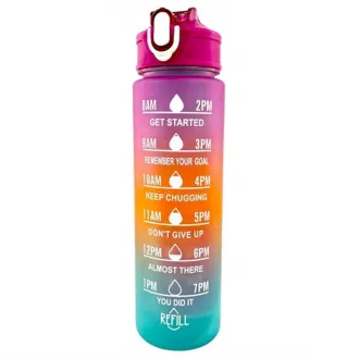 Motivační sportovní láhev 3v1, 2000 ml + 900 ml + 300 ml Motivační sportovní láhev 3v1, 2000 ml + 900 ml + 300 ml