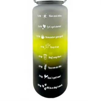 Motivační sportovní láhev 3v1, 2000 ml + 900 ml + 300 ml Motivační sportovní láhev 3v1, 2000 ml + 900 ml + 300 ml