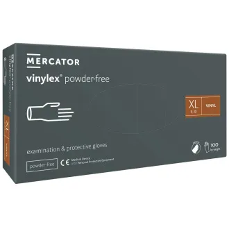 VINYLEX POWDER FREE - Vinylové rukavice (bez pudru) bílé, 100 ks