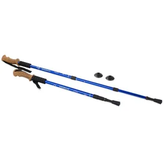 Trekingové hole Nordic Walking s korkovou rukojetí, 135 cm, 2 ks