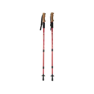 Trekingové hole Nordic Walking s korkovou rukojetí, 135 cm, 2 ks