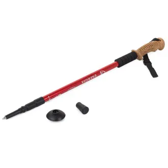 Trekingové hole Nordic Walking s korkovou rukojetí, 135 cm, 2 ks