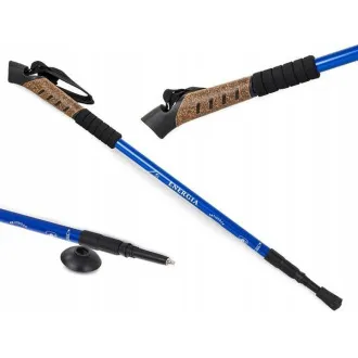 Trekingové hole Nordic Walking s korkovou rukojetí, 135 cm, 2 ks