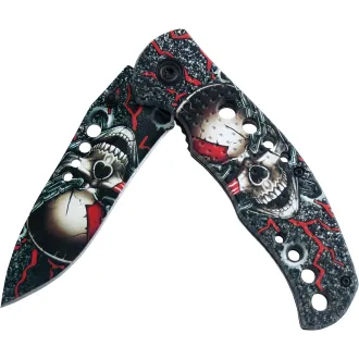 Skládací taktický nůž SKULL 20 cm