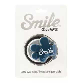 Smile klip na krytku objektivu Giveme5, modrý, 16401, DOPRODEJ