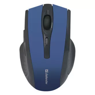 Myš bezdrátová, Defender Accura MM-665, černo-modrá, optická, 1600DPI
