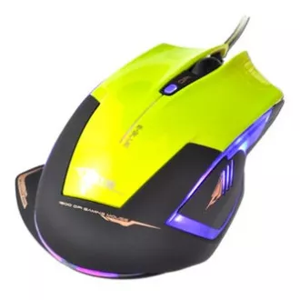 E-blue Mazer R Myš drátová, zelená, 2400DPI, DOPRODEJ