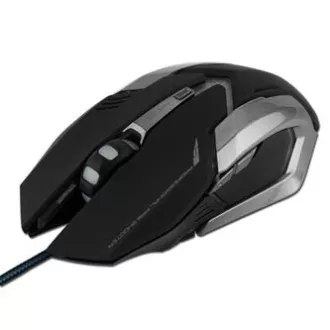 Myš drátová, E-blue Auroza Gaming, černá, optická, 4000DPI, e-box