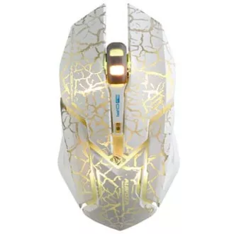 E-blue Auroza Gaming Myš drátová, bílá, 4000DPI, e-box E-blue Auroza Gaming Myš drátová, bílá, 4000DPI, e-box