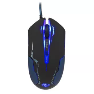 E-blue Auroza Myš drátová, černá, 3500DPI