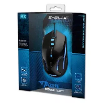 Myš drátová USB, E-blue Mazer RX, černá, optická, 2500DPI, DOPRODEJ Myš drátová USB, E-blue Mazer RX, černá, optická, 2500DPI, DOPRODEJ