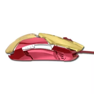 E-blue IRON MAN ARMOR EMS610 Myš drátová, zlatá, 4000DPI