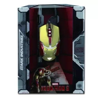 E-blue IRON MAN ARMOR EMS610 Myš drátová, zlatá, 4000DPI