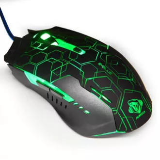 E-blue Auroza EMS636 Hexagon Myš drátová, černá, 2500DPI, DOPRODEJ E-blue Auroza EMS636 Hexagon Myš drátová, černá, 2500DPI, DOPRODEJ