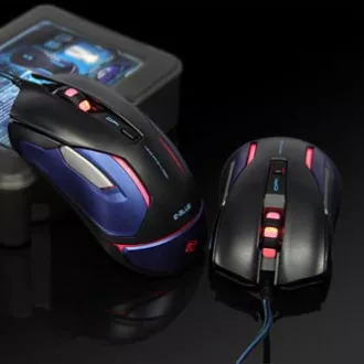E-blue Auroza Gaming V2 Myš drátová, černá, 5000DPI, e-box