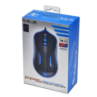 E-blue Auroza FPS Myš drátová, černá, 8200DPI