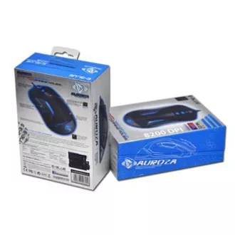 E-blue Auroza FPS Myš drátová, černá, 8200DPI