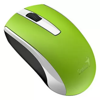 Myš bezdrátová, Genius Eco-8100, zelená, optická, 1600DPI, DOPRODEJ