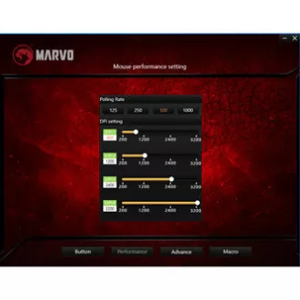 Marvo M359 Myš drátová, černá, 3200DPI