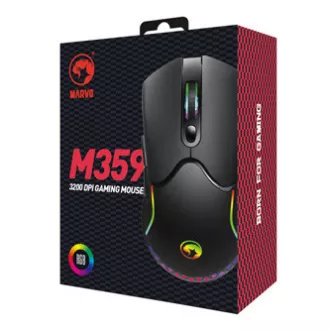 Marvo M359 Myš drátová, černá, 3200DPI