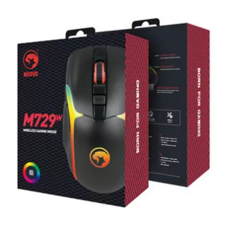 Marvo M729W PRO Myš bezdrátová, černá, 8000DPI