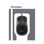 Myš drátová, Verbatim 49024, černá, optická