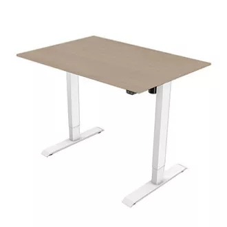 Pracovní stůl s elektricky nastavitelnou výškou 75x120cm, bílý, ergo Pracovní stůl s elektricky nastavitelnou výškou 75x120cm, bílý, ergo
