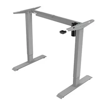 Pracovní stůl s elektricky nastavitelnou výškou 75x120cm, šedý, ergo