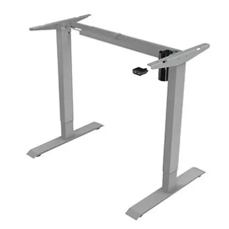 Rám stolu, elektricky nastavitelná výška, rozsah 500 mm, šedý, 70 kg nosnost, ergo
