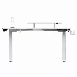 ULTRADESK Herní stůl WINGER - bílý, 111x155x60 cm, 75-122 cm, elektricky nastavitelná výška, RGB podsvícení, držák sluchátek i náp ULTRADESK Herní stůl WINGER - bílý, 111x155x60 cm, 75-122 cm, elektricky nastavitelná výška, RGB podsvícení, držák sluchátek i náp