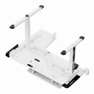 ULTRADESK Herní stůl WINGER - bílý, 111x155x60 cm, 75-122 cm, elektricky nastavitelná výška, RGB podsvícení, držák sluchátek i náp ULTRADESK Herní stůl WINGER - bílý, 111x155x60 cm, 75-122 cm, elektricky nastavitelná výška, RGB podsvícení, držák sluchátek i náp
