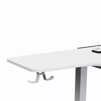 ULTRADESK Herní stůl WINGER - bílý, 111x155x60 cm, 75-122 cm, elektricky nastavitelná výška, RGB podsvícení, držák sluchátek i náp ULTRADESK Herní stůl WINGER - bílý, 111x155x60 cm, 75-122 cm, elektricky nastavitelná výška, RGB podsvícení, držák sluchátek i náp