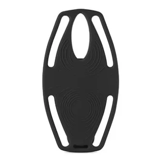 Držák mobilu Bone Bike Tie 3, na kolo, nastavitelná velikost, černý, 4.7-7.2", silikon, k připevnění na řídítka, černá