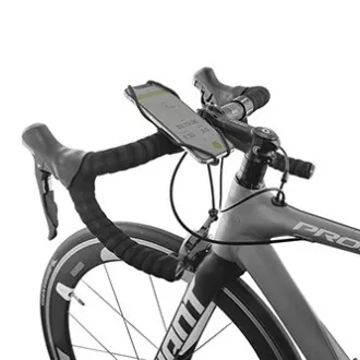 Držák mobilu Bone Bike Tie 3, na kolo, nastavitelná velikost, černý, 4.7-7.2", silikon, k připevnění na řídítka, černá