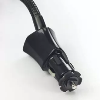 Držák mobilu,PDA,GPS Logo kloubový, do auta, nastavitelná šířka, černý, plast, s USB adaptérem 1.5 A, černá, mobil